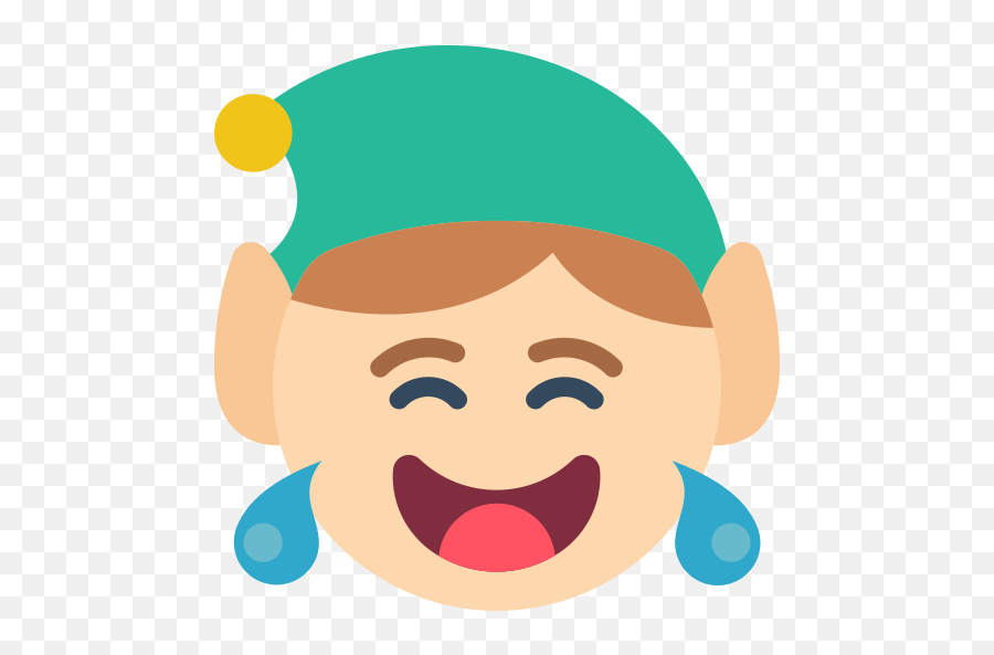 Laugh - Free Christmas Icons Happy Emoji,Laughing Santa Emoji
