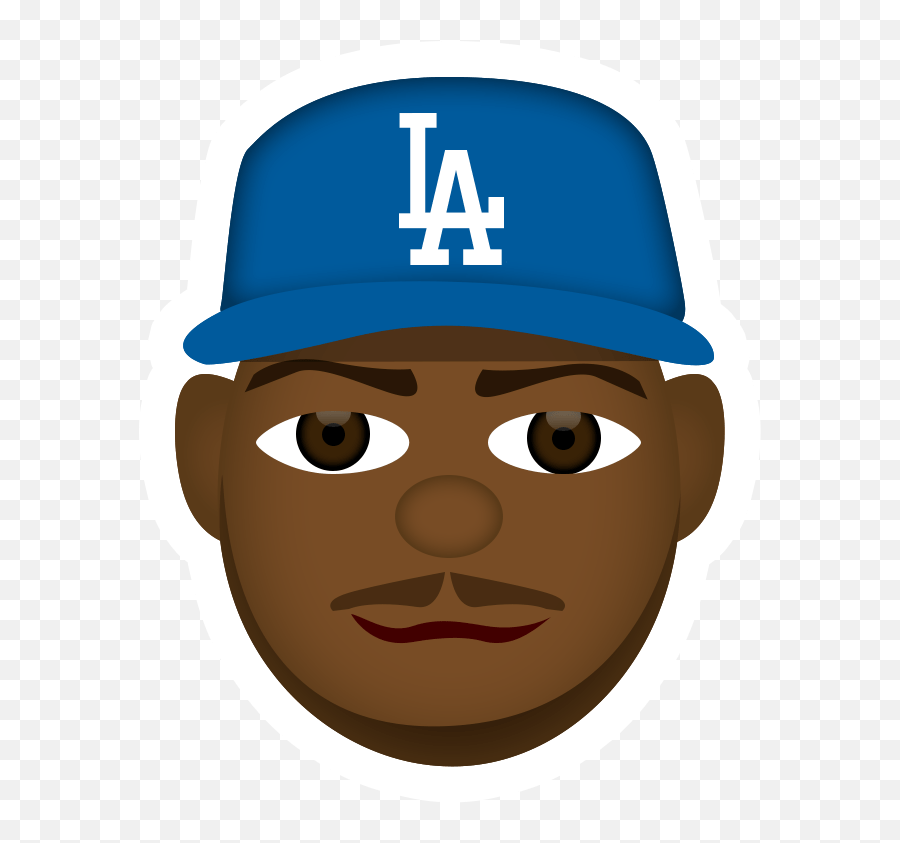 Dodger Player Emojis La Taco - Dodger Hat Clip Art,Los Emojis