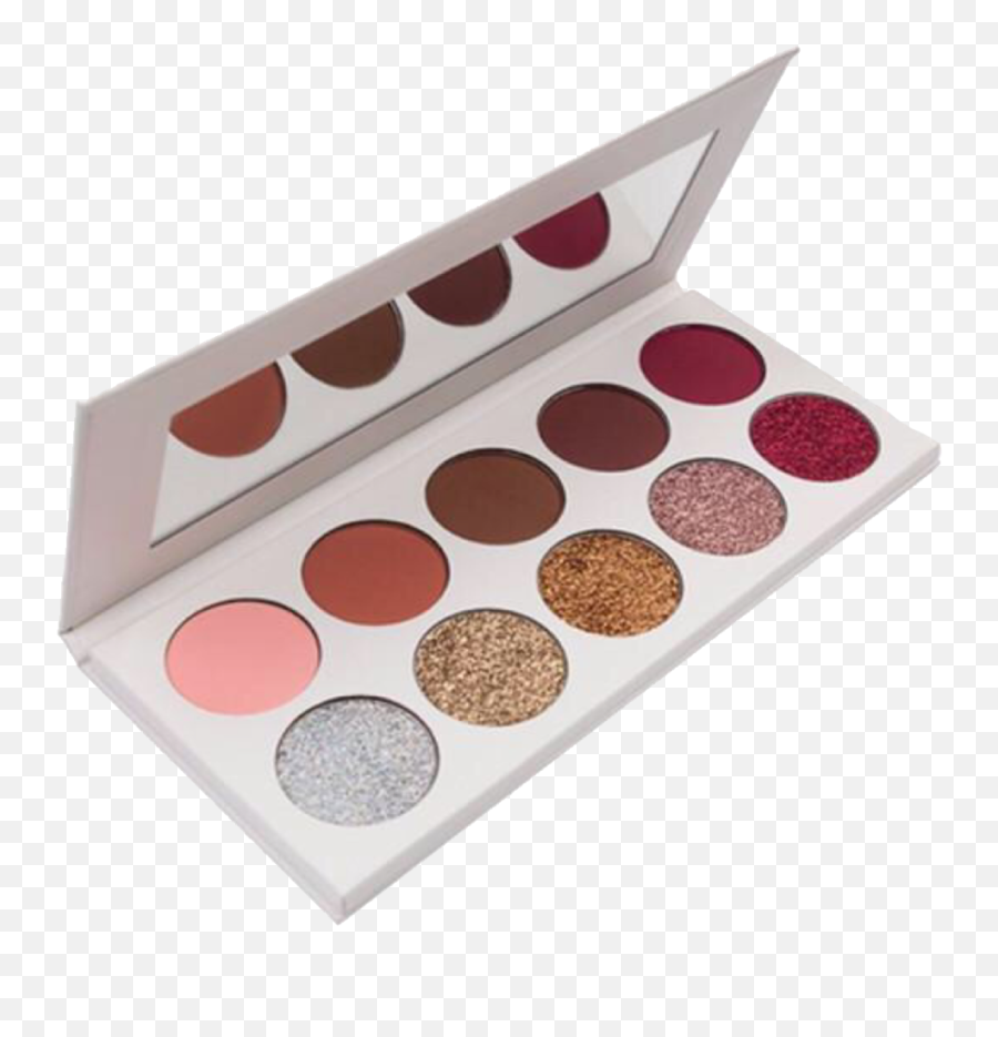 Makeup Pallete Shades Sticker - Paleta De Sombra De Glitter E Matte Emoji,Pallete Emoji