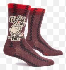 Menu0027s - The Gifted Type Coolest Guy On The Conference Call Socks Emoji,Emoji Socks For Men
