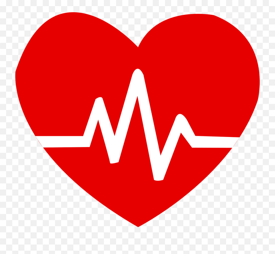 Heart Heartbeat Lifeline - Free Vector Graphic On Pixabay Health Black And White Icon Emoji,Corazon Emotion