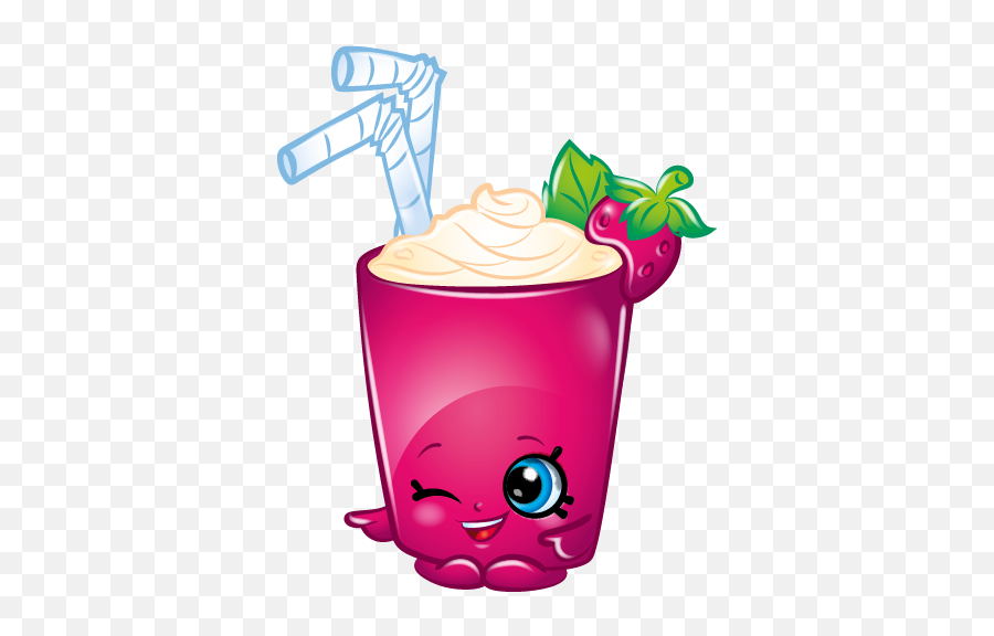 Smoothies Clipart Clipground Jpg - Clipartix Shopkins Berry Smoothie Emoji,Milkshake Emoji