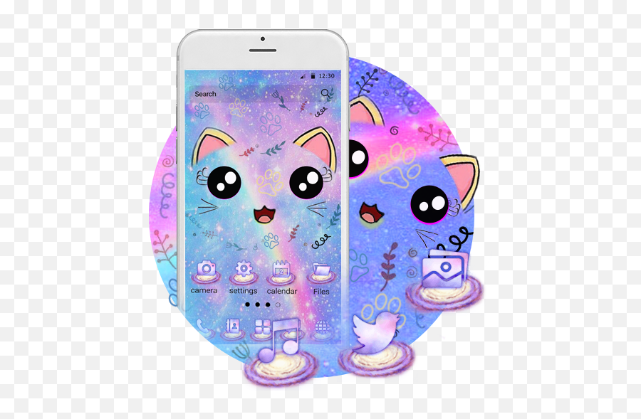 Galaxy Kitten Launcher Theme Live Hd Wallpapers U2013 Aplikácie - Galaxy Kitten Launcher Theme Live Hd Emoji,Why Does Aj Use Cat Emojis