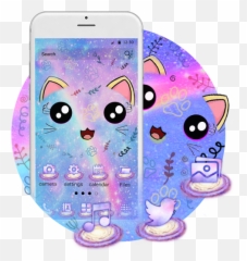 Galaxy Kitten Launcher Theme Live Hd Wallpapers U2013 Aplikácie - Galaxy Kitten Launcher Theme Live Hd Emoji,Why Does Aj Use Cat Emojis