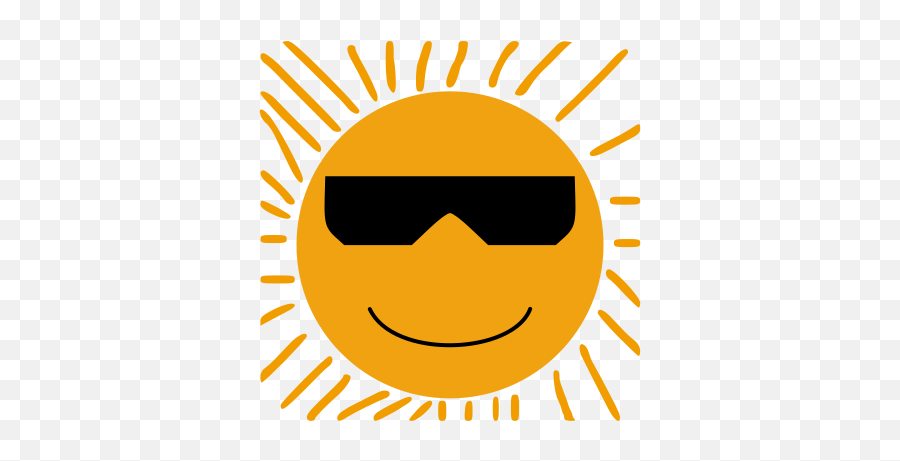 Sun With Glasses Refix - Openclipart Glamour Kills Logo Emoji,Sun With Lines Emoticon