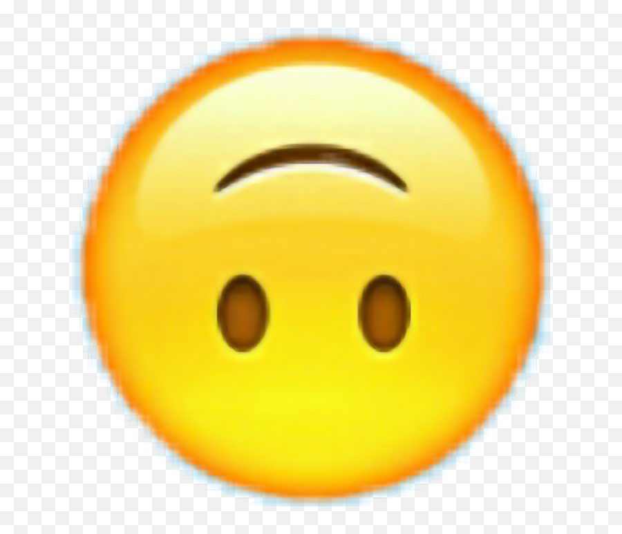 Emojiemoji Iphonelaughyellowemojis Sticker By Bhr - Upside Down Smile Emoji Transparent,Laugh Emojis