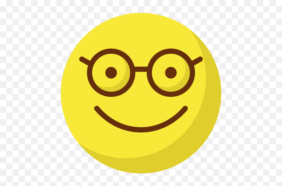 Glasses Face Emoji Icon Of Flat Style - Available In Svg Happy,Sun With Face Emoji