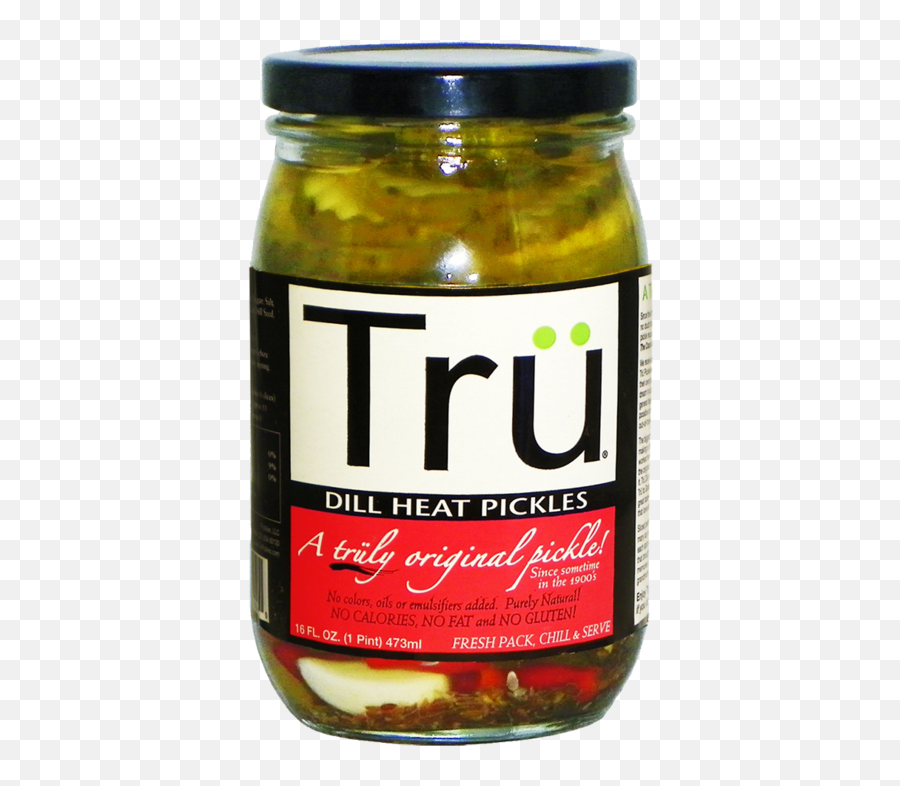Trü Heat Spicy Dill Chips - Tru Pickles Emoji,Emoticon Pickles