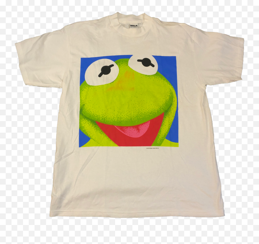 Kermit The Frog Tee - Short Sleeve Emoji,Makeva Frog Emoticon