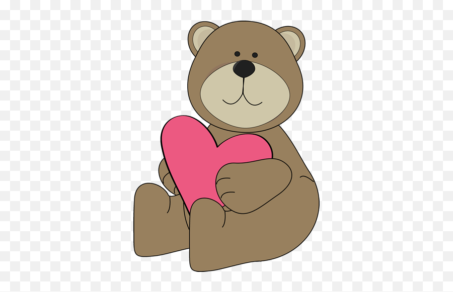 Valentines Day Bear - Bear Holding Heart Clipart Emoji,Valentines Day Emoticons