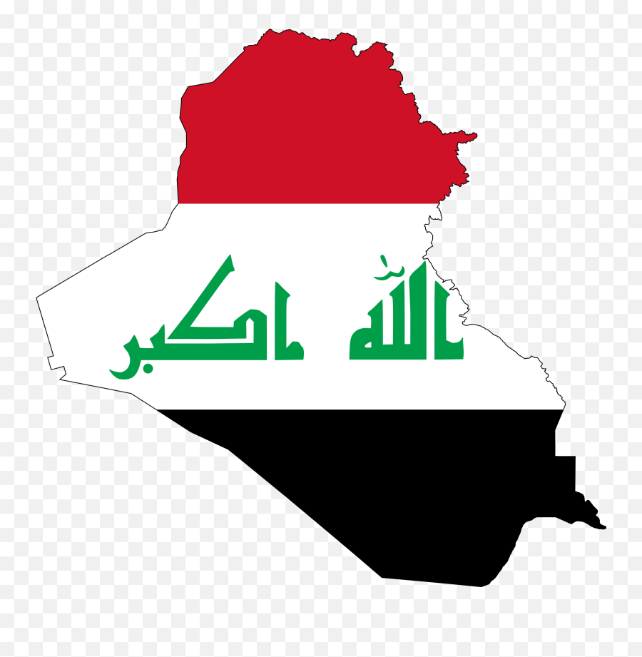 Iraq Flag Map - Iraq Flag Map Emoji,Iraq Flag Emoji