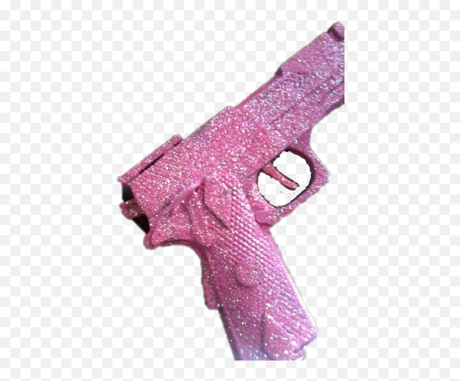 The Most Edited Girl With Gun Picsart - Glitter Pink Gun Emoji,Gun Emoji No Background