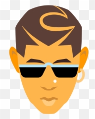 Bad Bunny Icon In Color Style - Bad Bunny Animado Png Emoji,Pixel Bunny Emojis Tumblr
