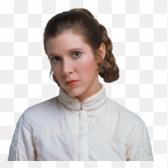 Leia Star Wars Carrie Fisher Princess Leia - Leia Empire Strikes Back Transparent Emoji,Carrie Fisher And Emotions For Harrison Ford