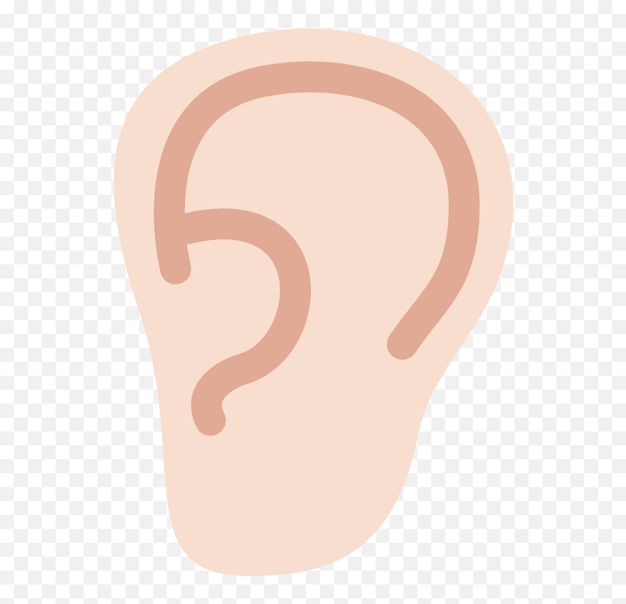 Ear Emoji Clipart Free Download Transparent Png Creazilla - Language,Fill Emoji