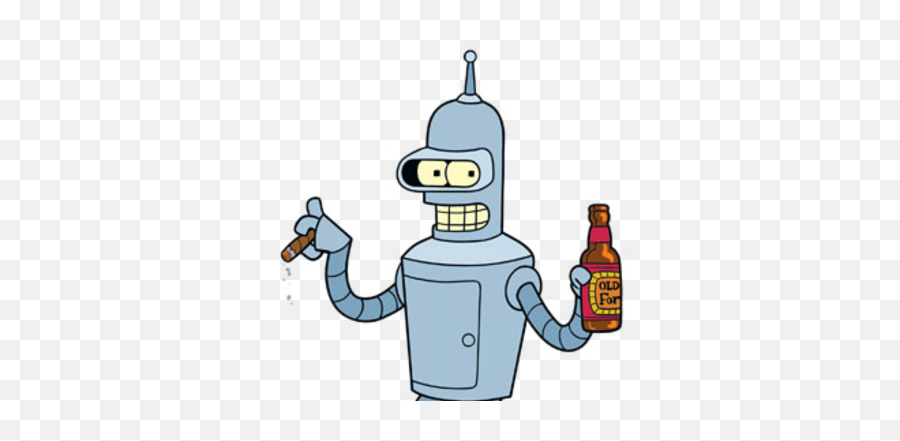 Bender Bending Rodríguez Villains Wiki Fandom - Bender Futurama Emoji,Homer Simpson Bottling Up His Emotions