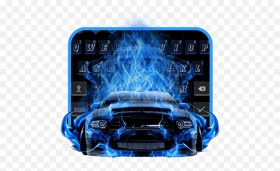 Blue Racing Car Keyboard - Google Play Automotive Paint Emoji,Sports Car Emoji