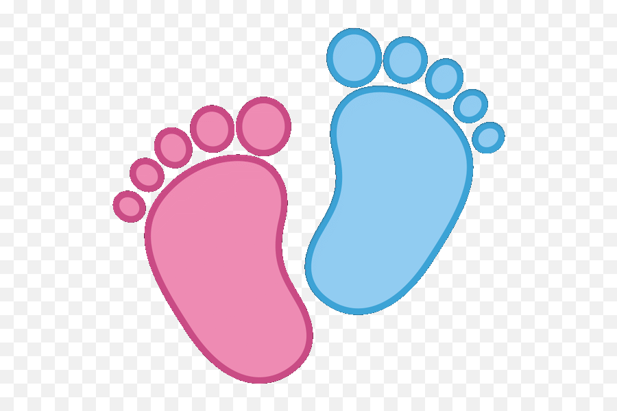 Top Baby Feet Stickers For Android - Baby Feet Blue And Pink Emoji,Feet Emoji