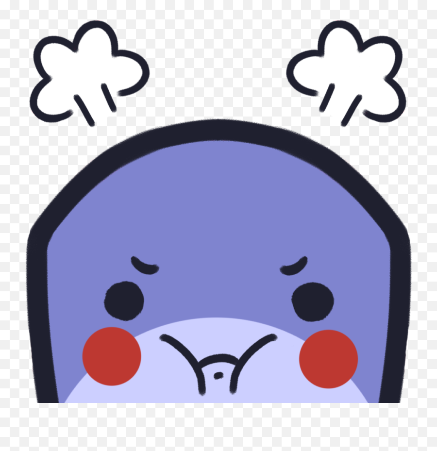 Whaley The Baby Whale Vidio Stickers For Whatsapp - Dot Emoji,Nosebleed Emoji Discord