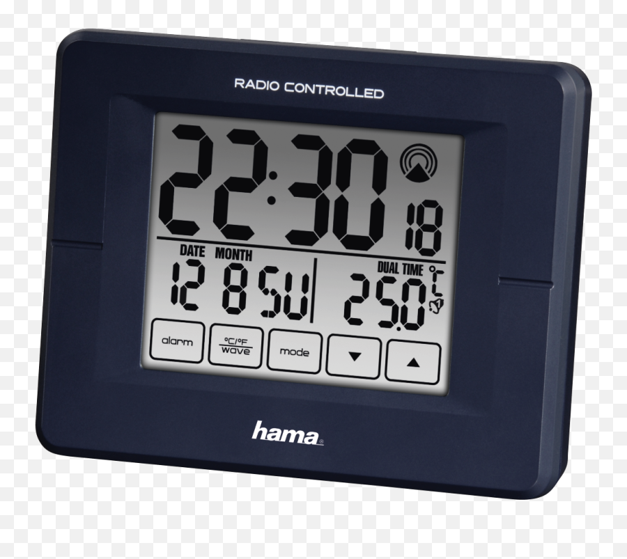 00113949 Hama Radio Controlled - Measuring Instrument Emoji,Emoji Digital Alarm Clock Radio