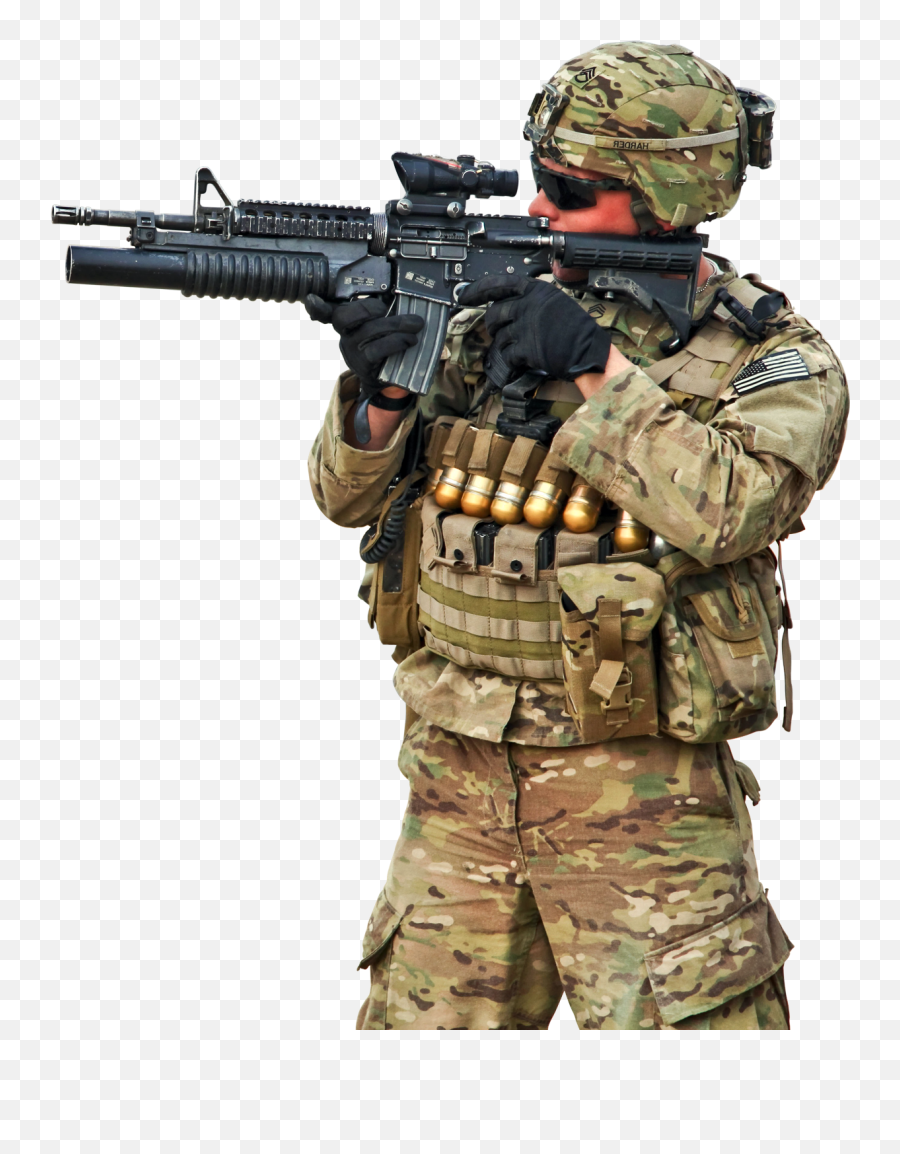 Soldier Army Military Gun Sticker By David Plisken - Army Man Png Emoji,Soldier Emoji