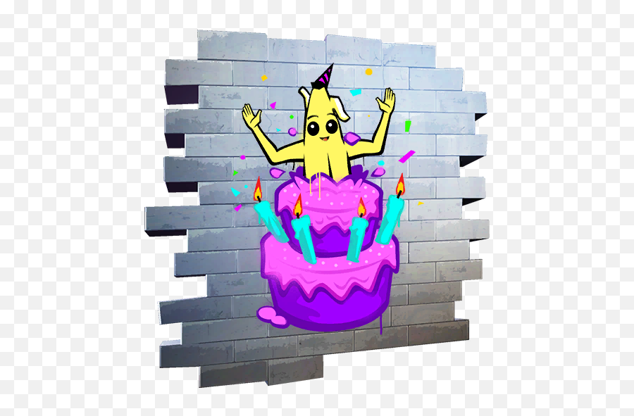 Fortnite Peely Popper Spray - Png Pictures Images Emoji,Part Popper Emoji