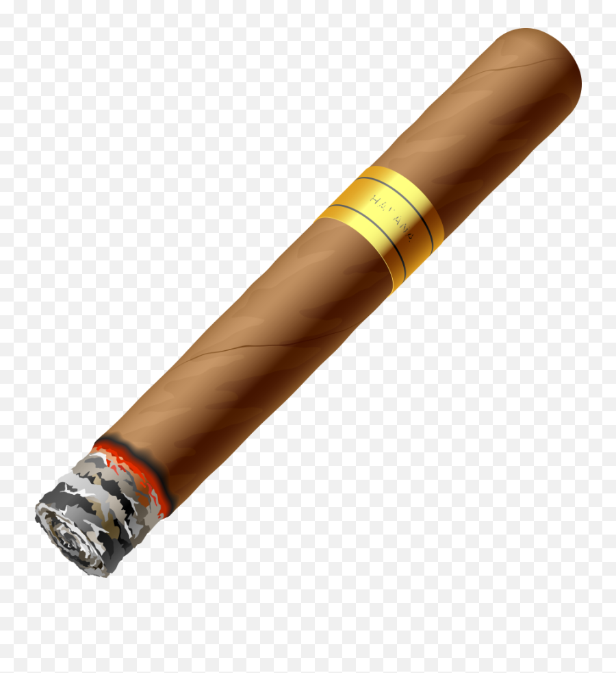 Download Tobacco Burning Cigar - Cigar Png Emoji,Cigar Emoticon