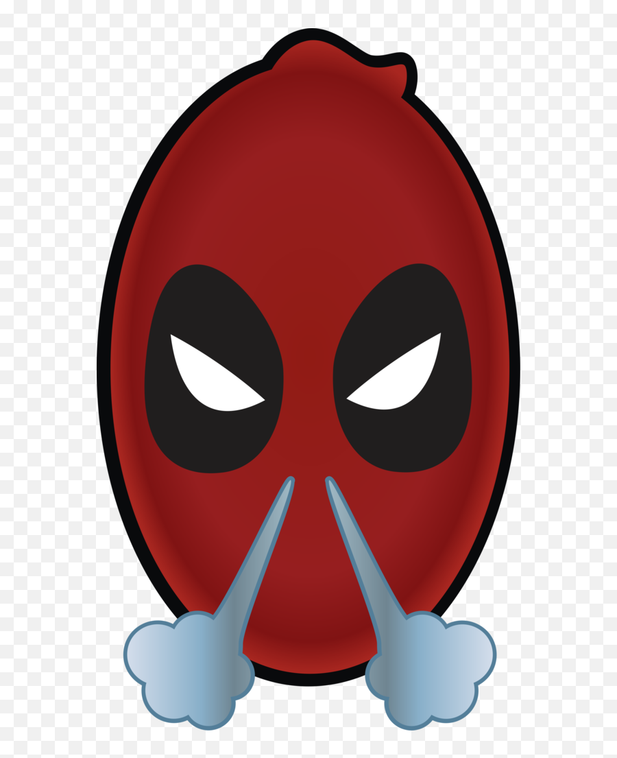 Deadpool Face Clipart - Png Download Full Size Clipart Mascara De Deadpool Dibujo Emoji,Freddy Krueger Emoji