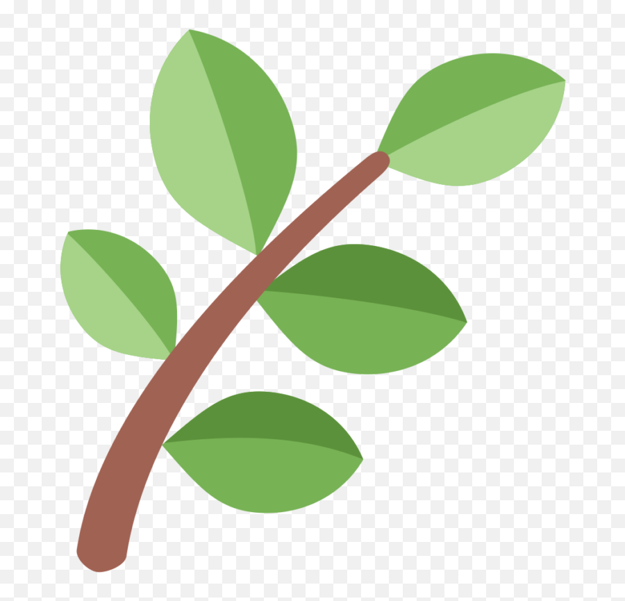 Herb Emoji Meaning With Pictures - Herb Emoji,Leaf Emoji