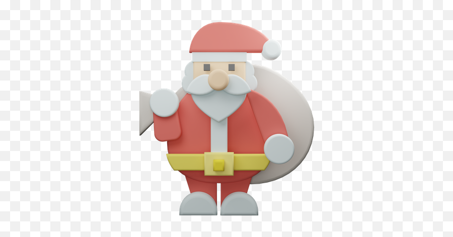 Premium Santa Claus 3d Illustration Download In Png Obj Or Emoji,Is There A Santa Claus Emoji?