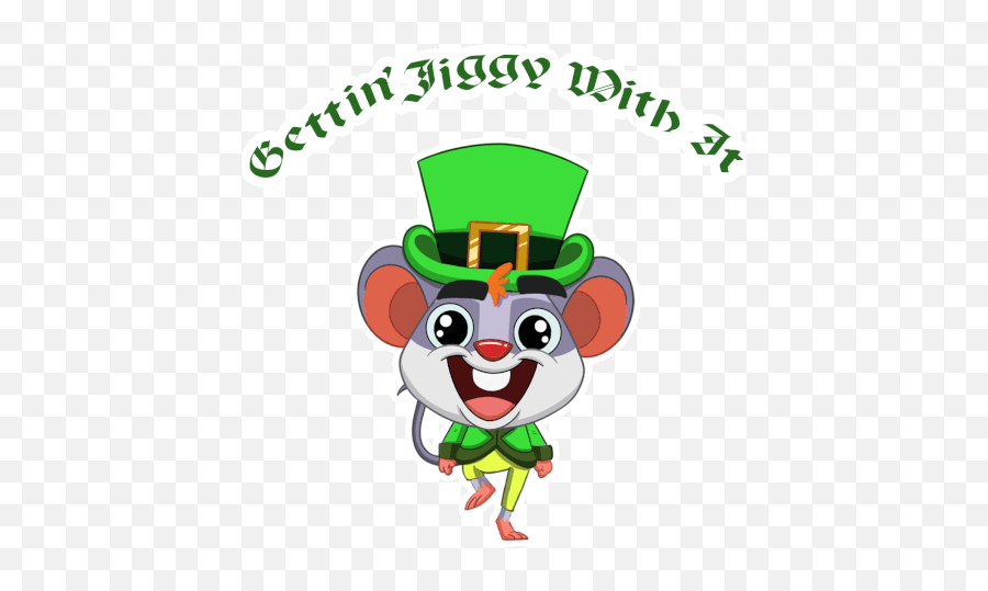 Leprechaun Irish Jig Sticker - Leprechaun Irish Jig St Emoji,Leprechaun Emoji