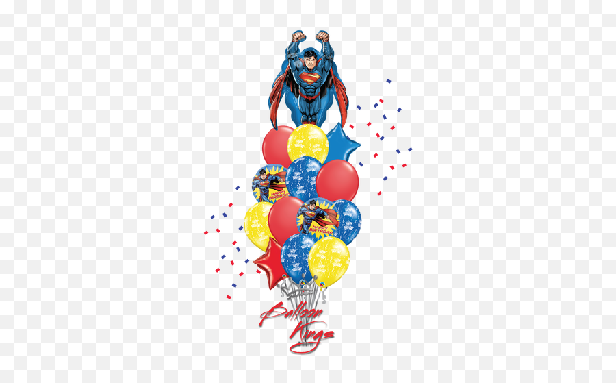 Shop Balloons - Large Bouquets Superhero Bouquets Emoji,Super Hero Emoji Woman