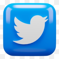 Free Twitter Logo 3d Illustration Download In Png Obj Or Emoji,Custom Emoji For Twitter
