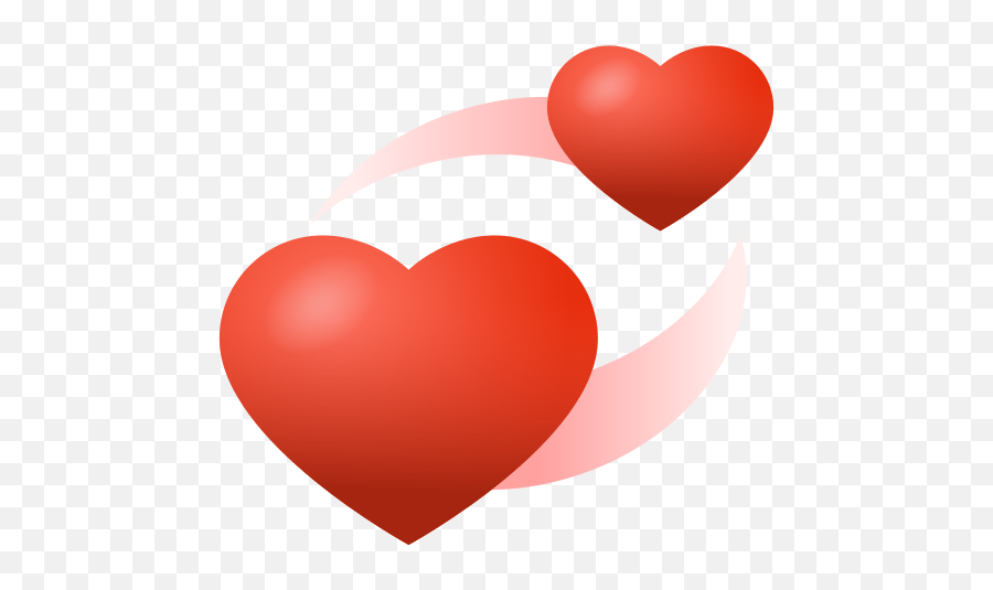 Revolving Hearts Icon In Emoji Style,Heart Hands Emoji Android