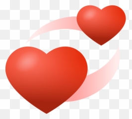 Revolving Hearts Icon In Emoji Style,Heart Hands Emoji Android