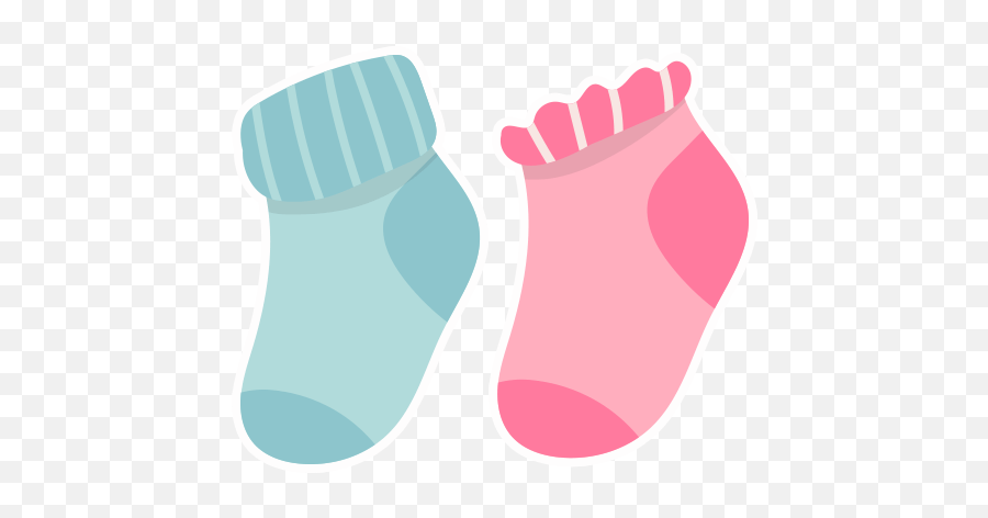 Socks Kids Baby Girl Pink Sticker - For Teen Emoji,Kids Emoji Socks
