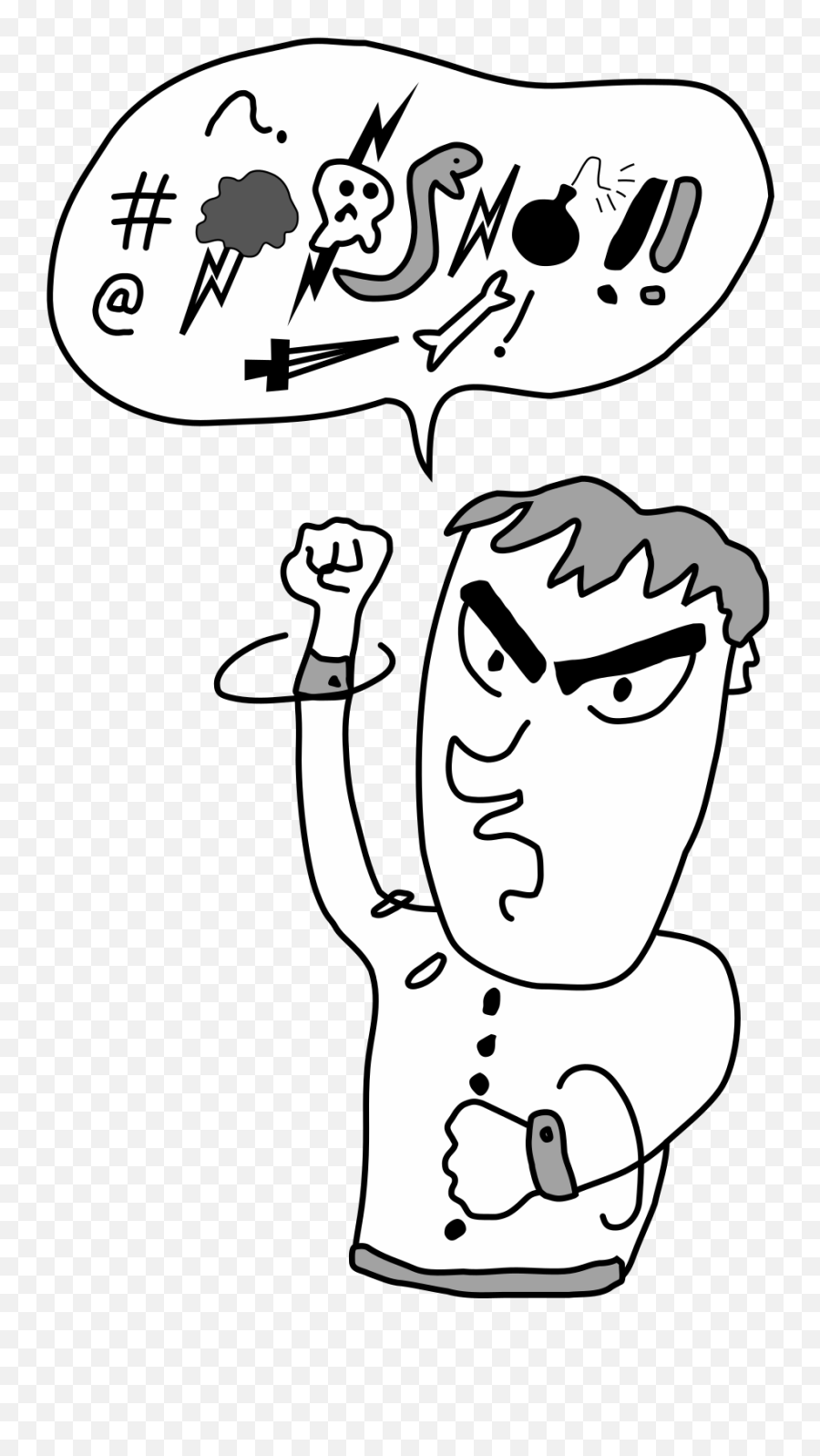 Profanity - Wikipedia Cartoon Saying Bad Words Emoji,Cursed Emoji Hand