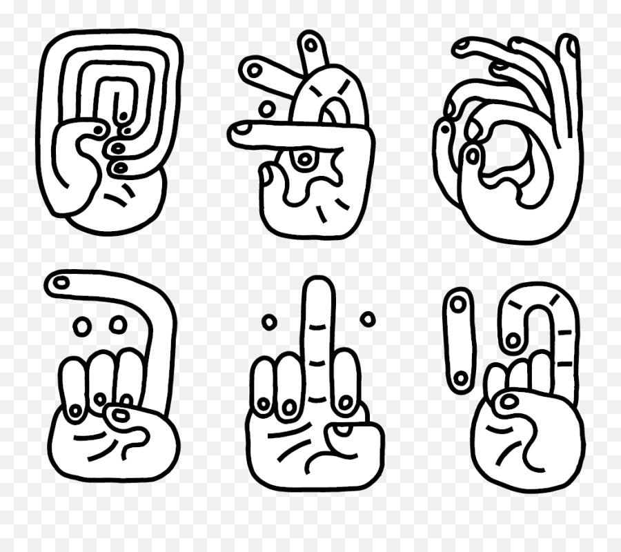 Hands Exhibition And App - Dot Emoji,Download De Emotions