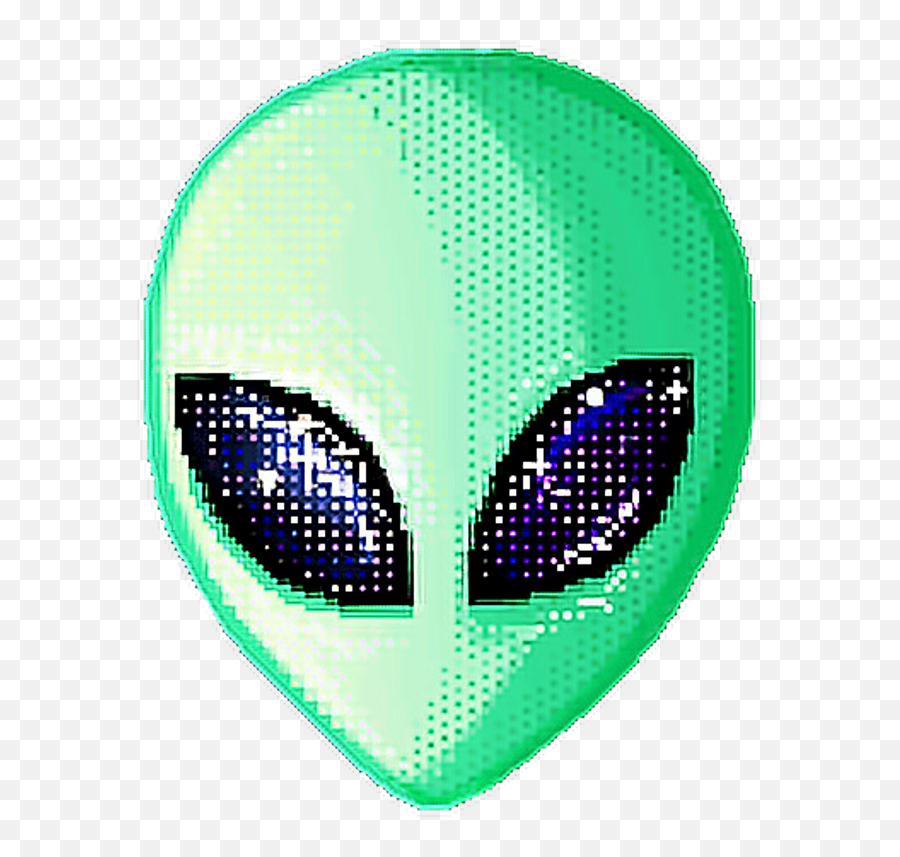 Pixel 8bit Thirdeye Alien Rad Tumblr Aesthetic - Alien 8 Bit El Clavadista Emoji,Pixel Emoji Tumblr