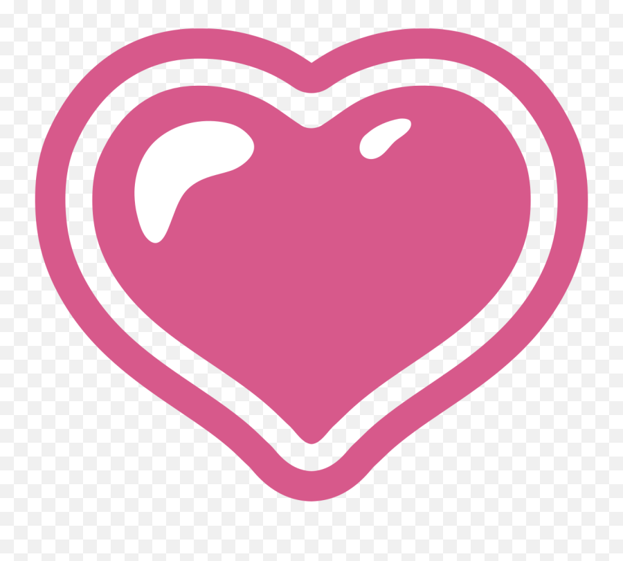 Emoji U1f497 - Transparent Emoji Pink Heart Icon Png,Samsung Emoji