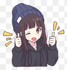 Japan Japon Otaku Otakus Sticker - Menhera Chan Stickers Emoji,Otaku Emoji