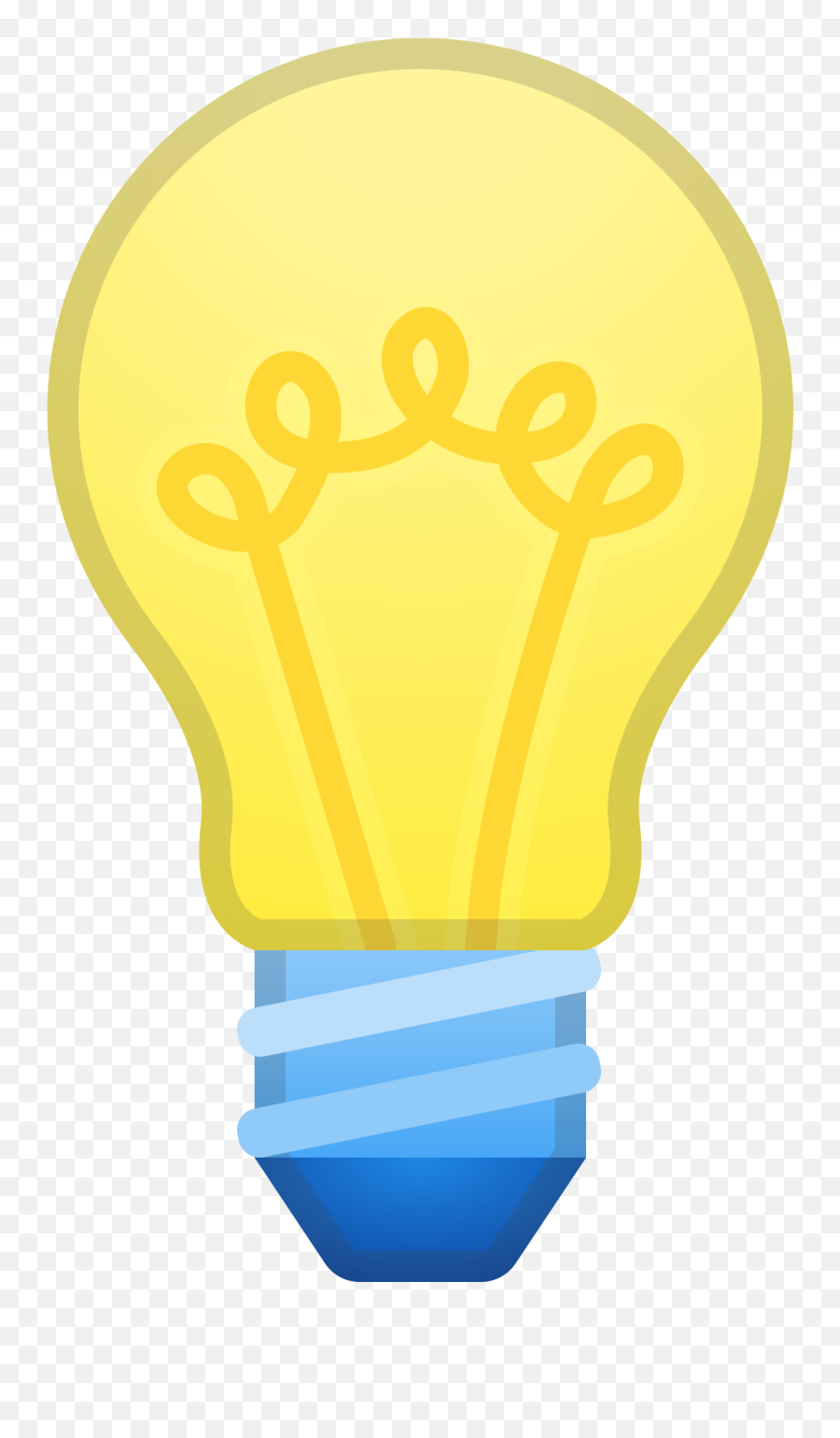 Noto Emoji Oreo 1f4a1 - Lampa Emoji,Light Bulb Emoji