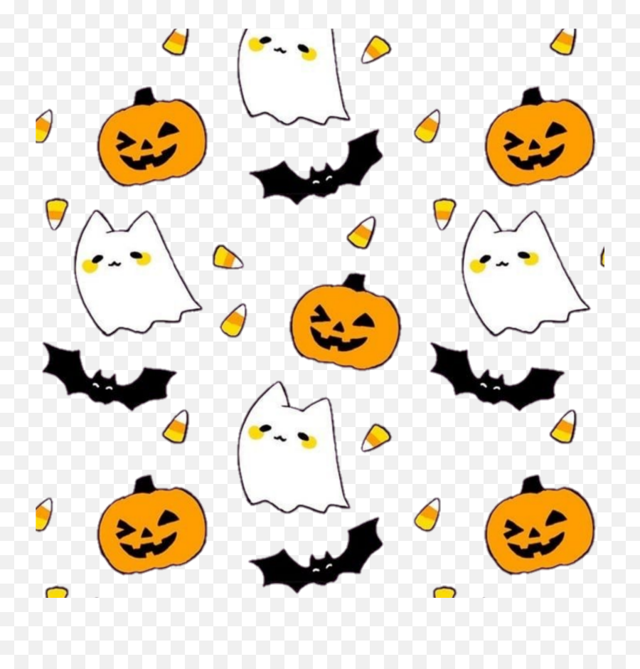 Halloween Pattern Background Ghost - Cute Wallpapers Halloween Emoji,Halloween Emoji Background