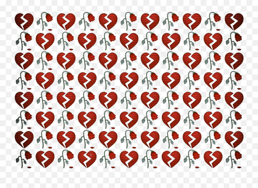 Rose Pattern Background Roses Heart - Girly Emoji,Heart Emoji Pattern