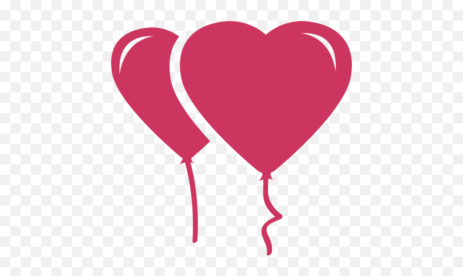 Frases De Amor Usando Emojis - J Kosong R Heart Balloons Silhouette,Emojis De Amor