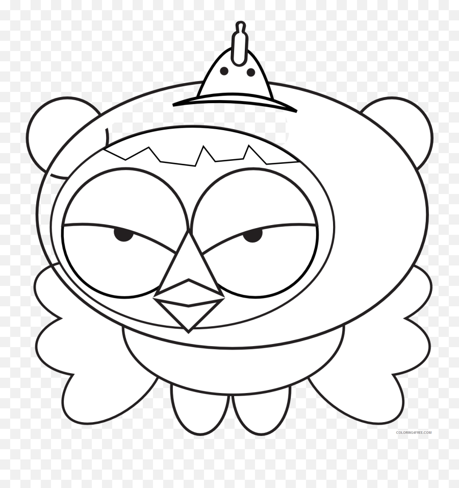 Cartoon Chicken Coloring Pages Cartoon - Illustration Emoji,Emotion Cartoon Superhero