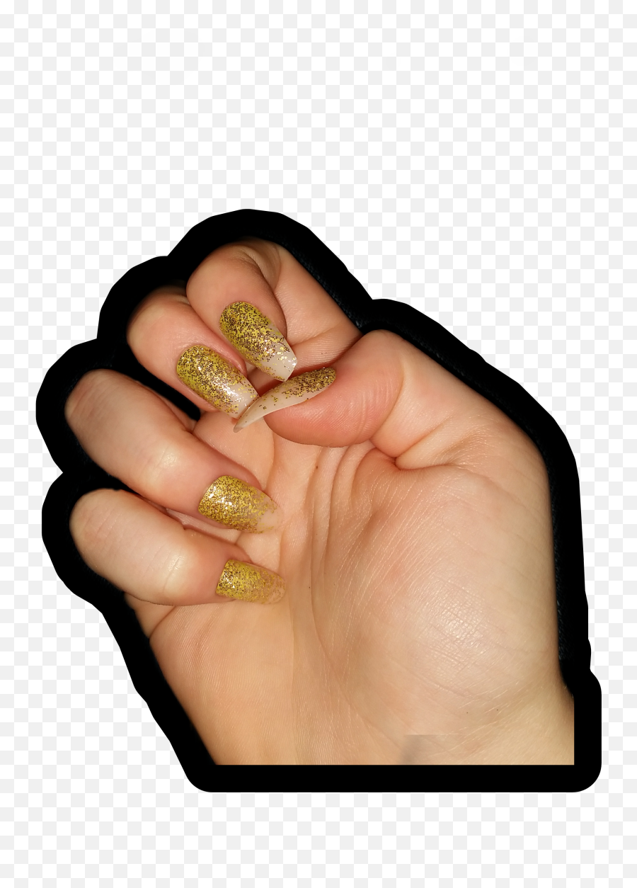 Glitter Nailsart Nails Shiny Cute - Gel Nails Emoji,Nails With Emojis And Glitter