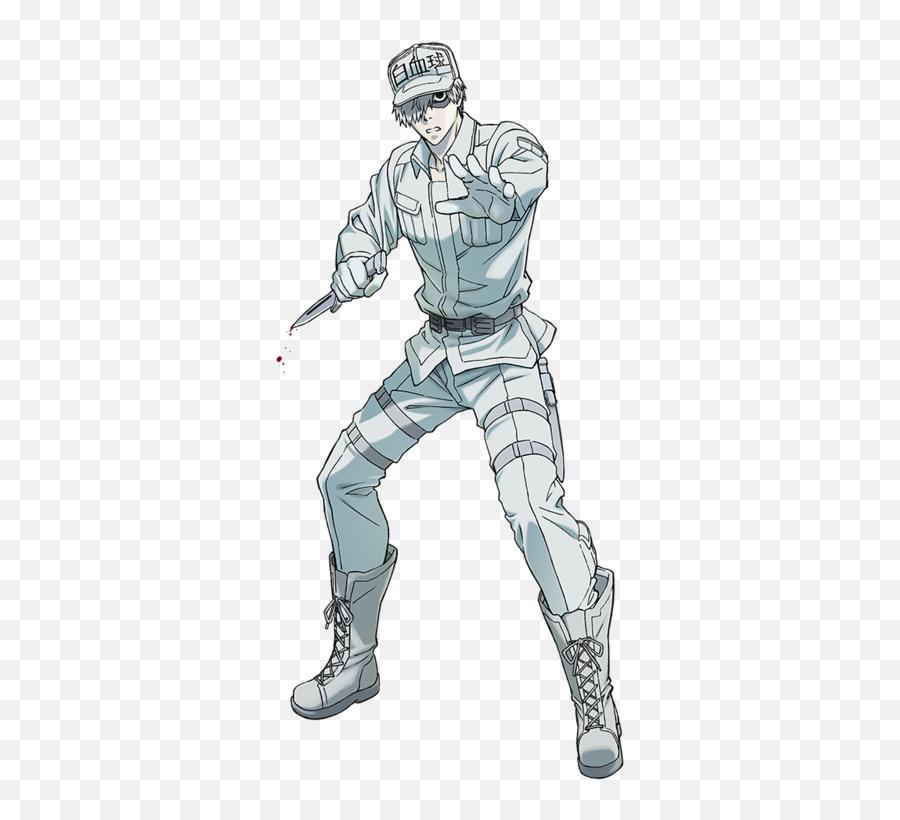 Cells At Work Characters - Tv Tropes White Blood Cell Cosplay Emoji,Anime Emotion Evil Plan