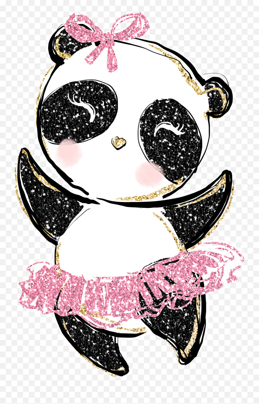 Pin - Panda Ballet Emoji,Panda Emoji Galaxy