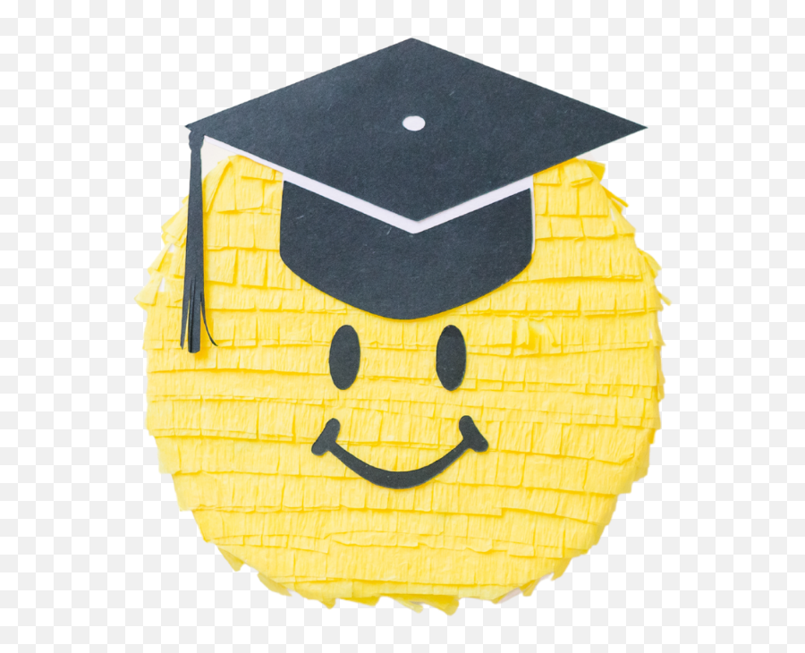 Graduation Handmade Piñata Favor - Yellow Graduation Pinatas Emoji,Purple Square Emoticon Facebook